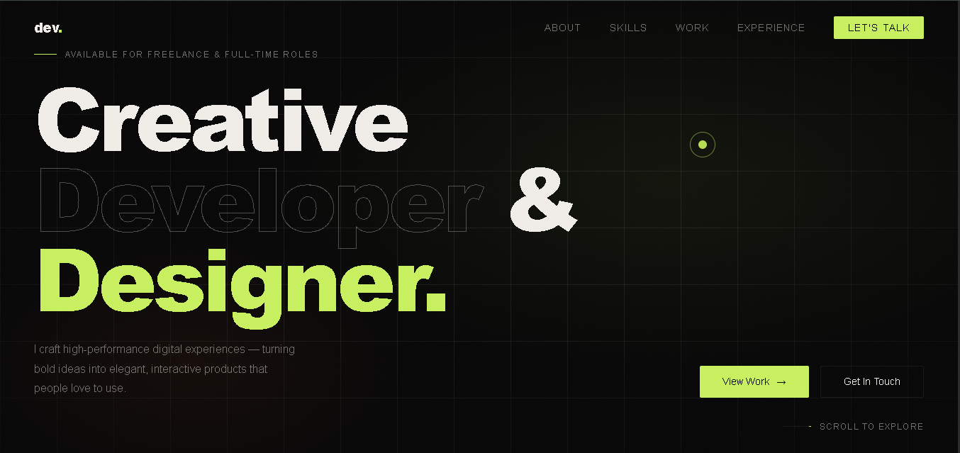 Portfolio project